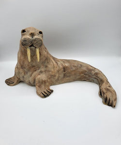 "Wilf" Walrus Sculpture