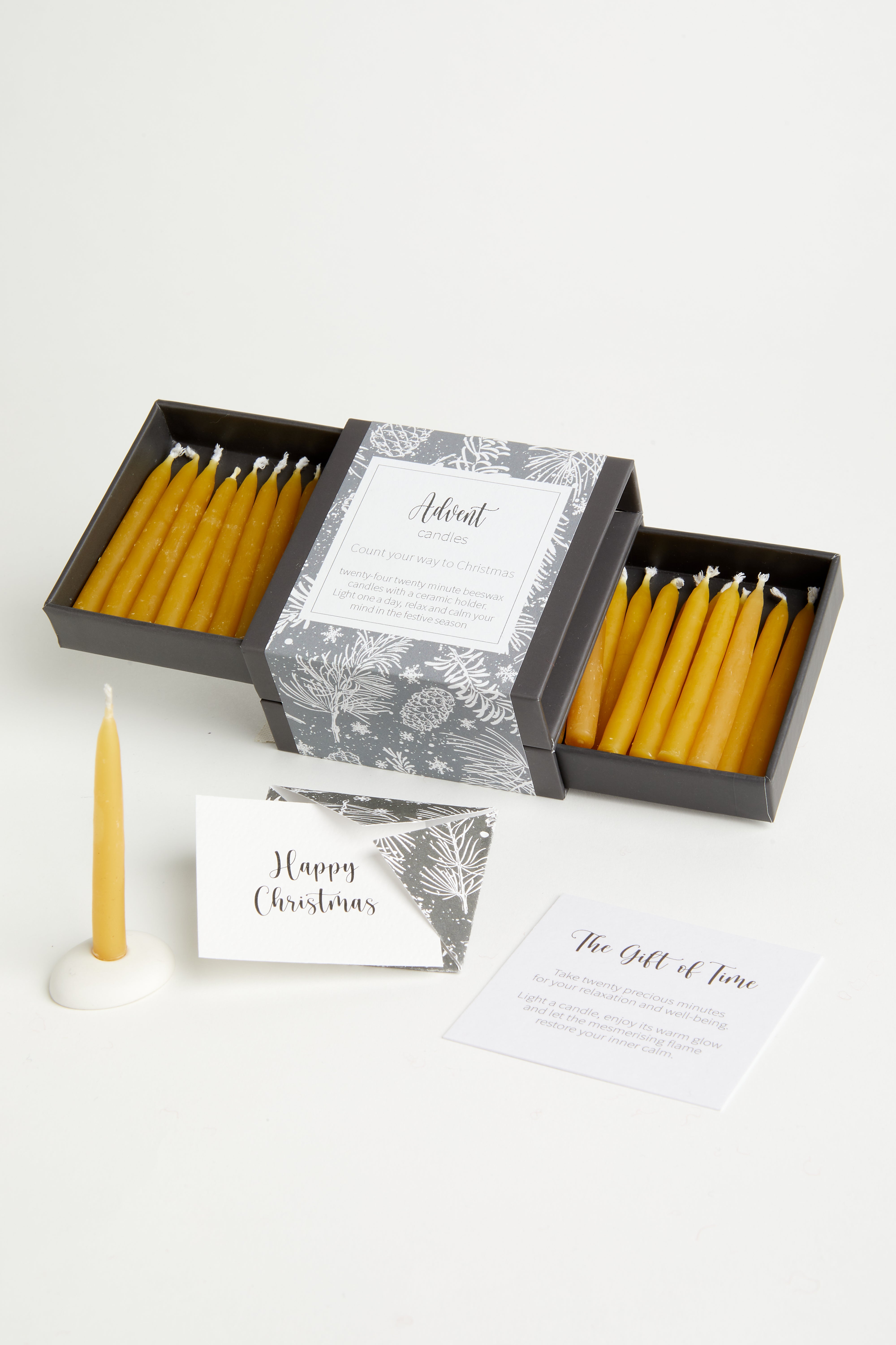 Cotton & Grey, Advent Candles – Pine