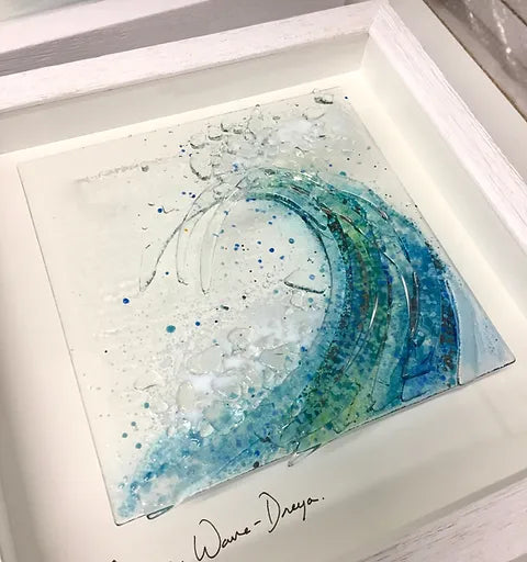 Dreya, Glass Art - Small Breaking Wave