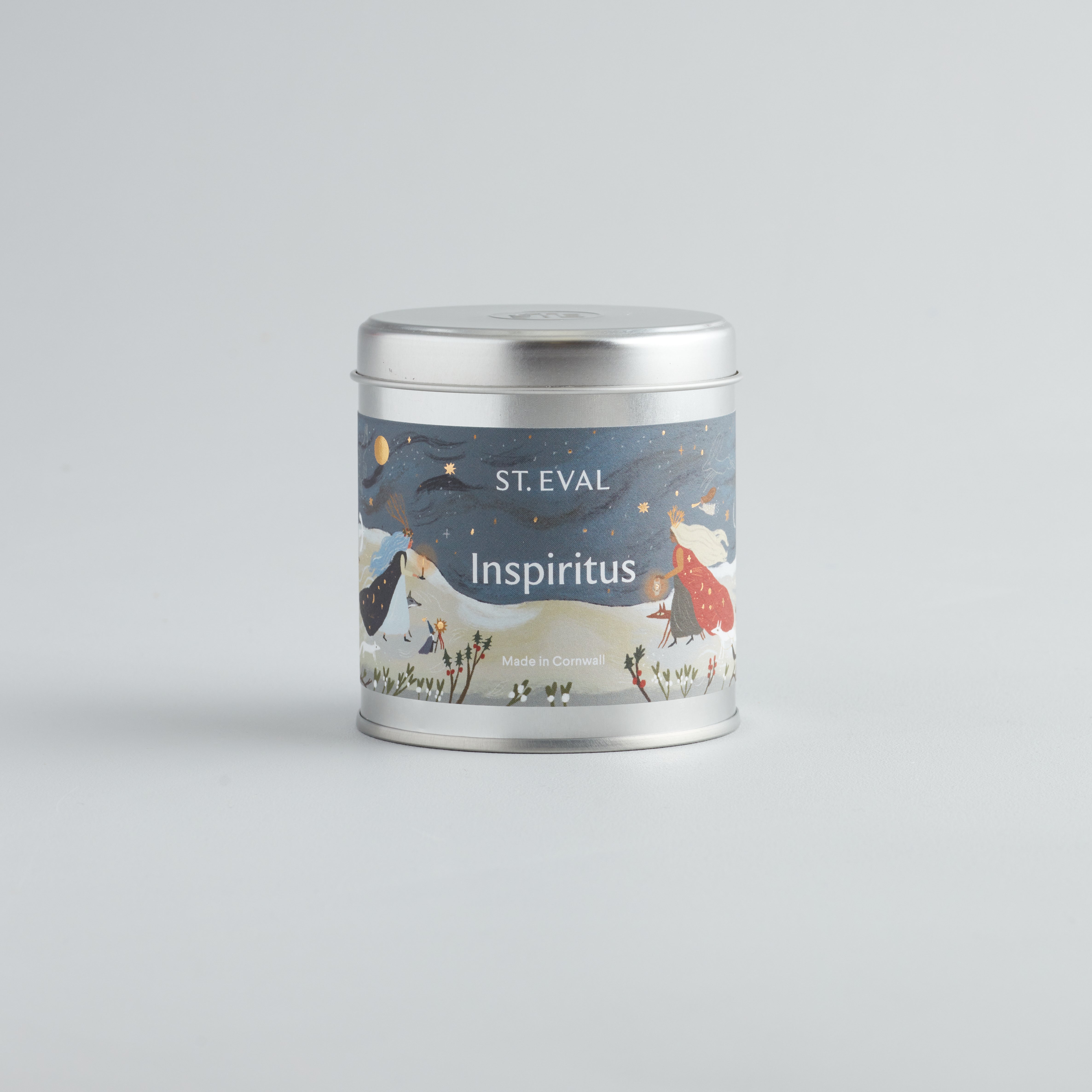 St.Eval Inspiritus, Christmas Tin Candle