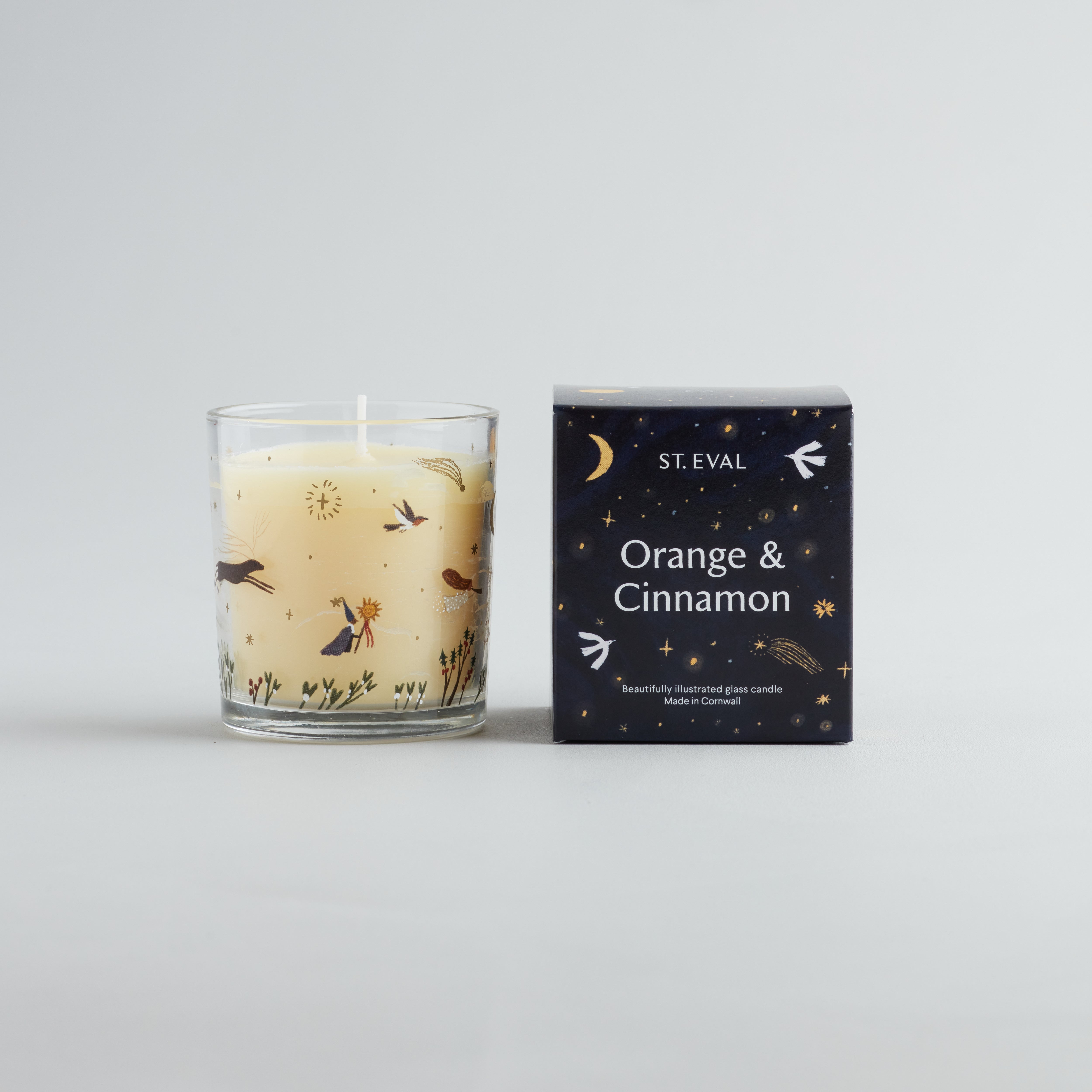 St.Eval Orange & Cinnamon, Christmas Wonderland Glass Candle