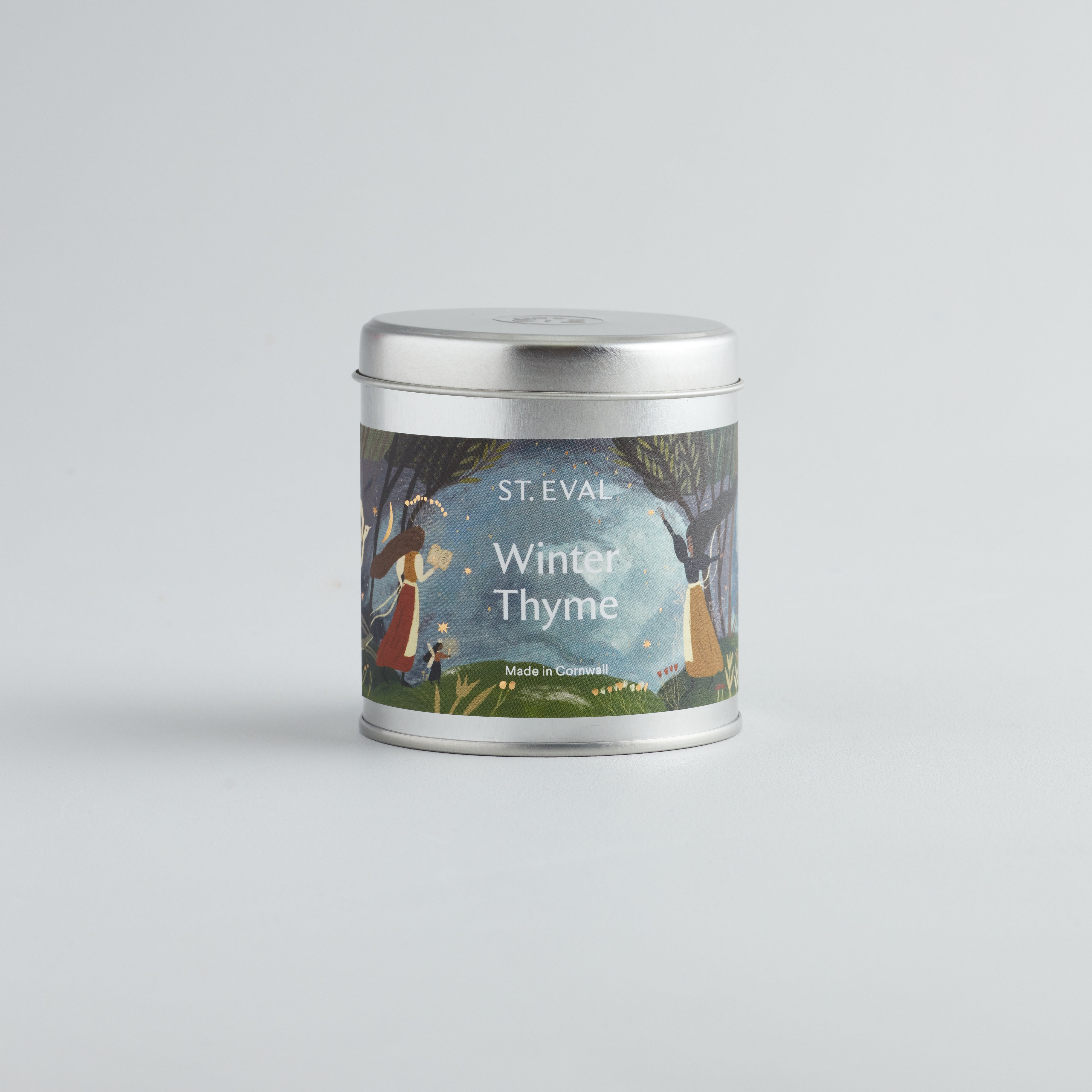 St. Eval Winter Thyme, Christmas Tin Candle