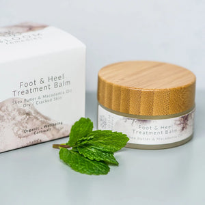 Bloom Remedies, Organic Foot & Heel Treatment Balm - with macadamia & lemongrass