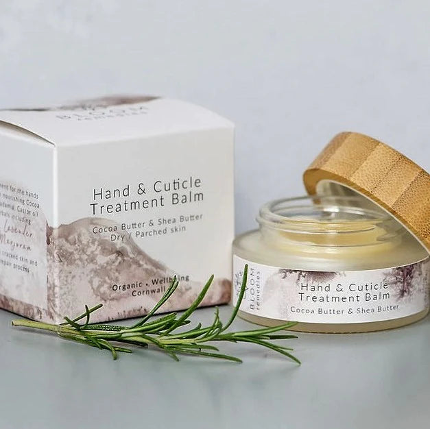 Bloom Remedies, Hand & Cuticle Treatment Balm - with macadamia and marjoram