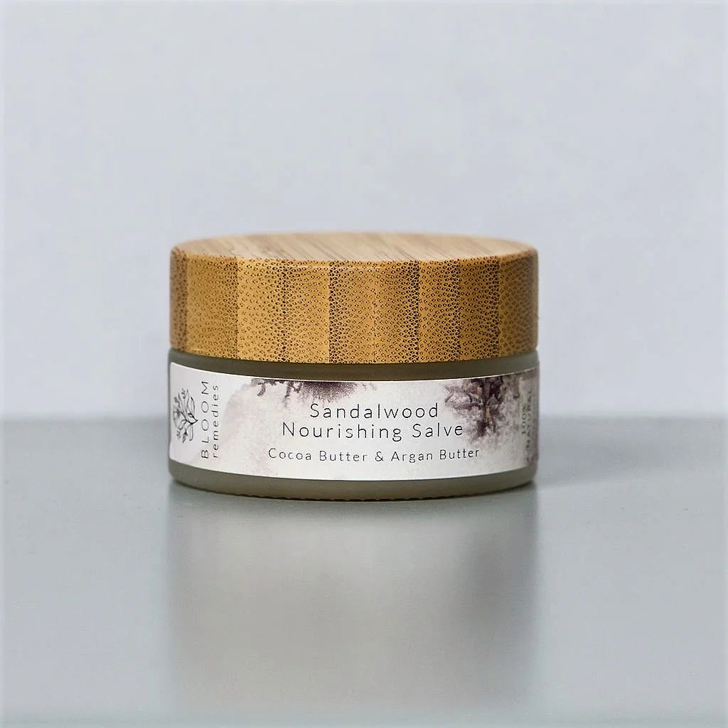 Bloom Remedies, Organic Sandalwood Nourishing Salve with argan butter & benzoin