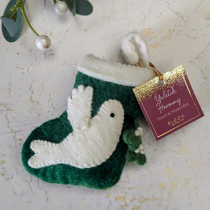 Bloom Remedies, Yuletide Harmony Christmas Felt Stocking